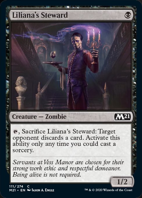 Liliana's Steward [Core Set 2021] | Spectrum Games