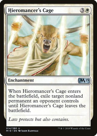 Hieromancer's Cage [Core Set 2019] | Spectrum Games