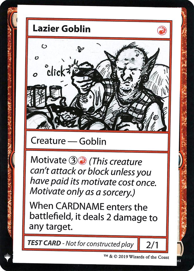 Lazier Goblin [Mystery Booster Playtest Cards] | Spectrum Games