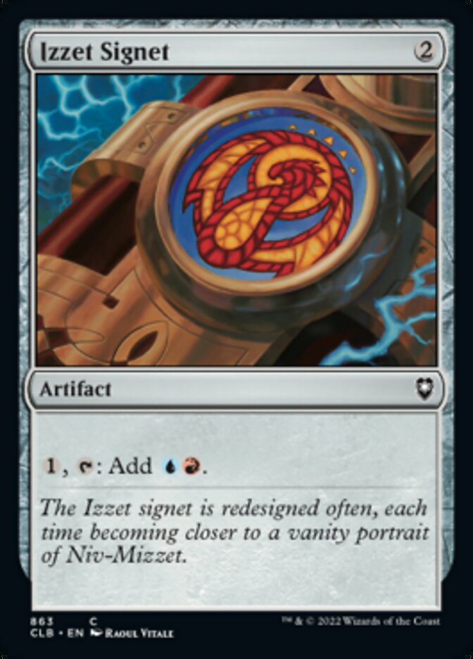 Izzet Signet [Commander Legends: Battle for Baldur's Gate] | Spectrum Games