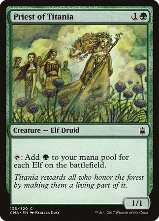 Priest of Titania [Commander Anthology] | Spectrum Games