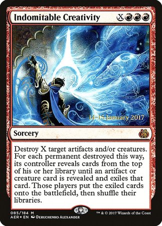 Indomitable Creativity [Aether Revolt Promos] | Spectrum Games