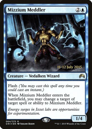 Mizzium Meddler [Magic Origins Promos] | Spectrum Games