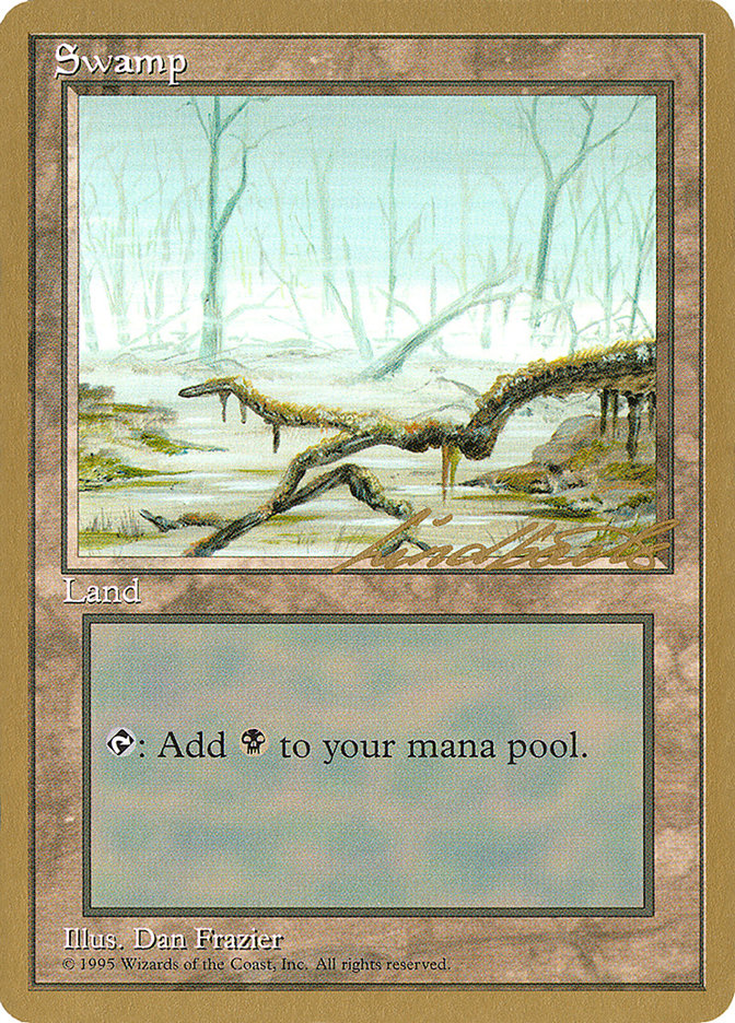 Swamp (ll372) (Leon Lindback) [Pro Tour Collector Set] | Spectrum Games