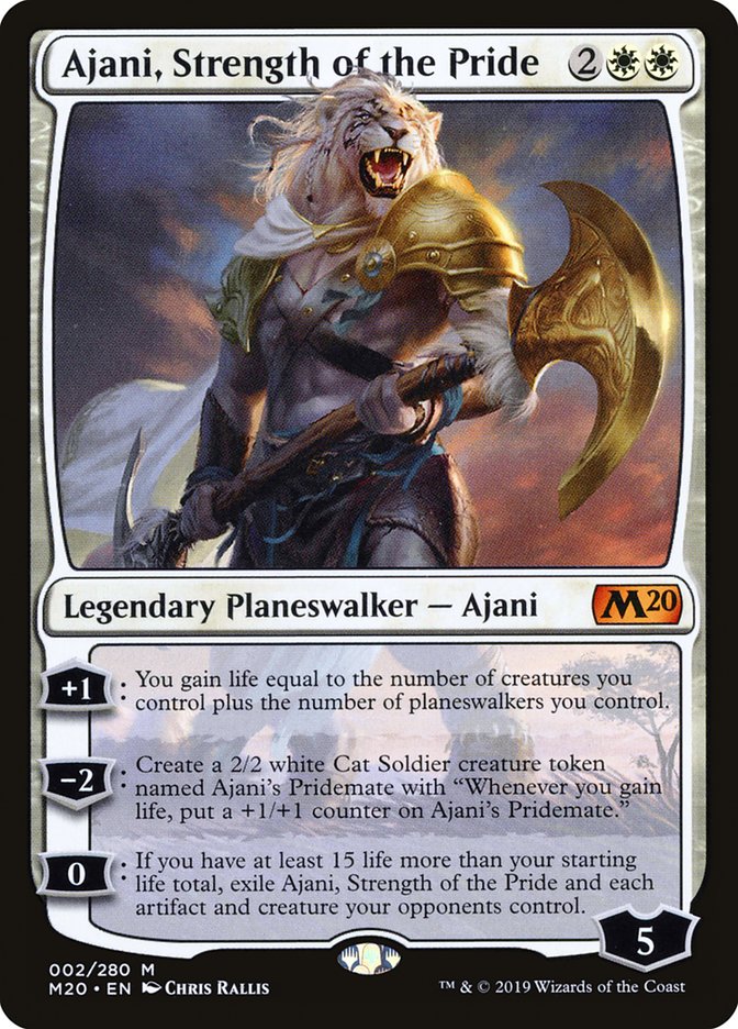 Ajani, Strength of the Pride [Core Set 2020] | Spectrum Games