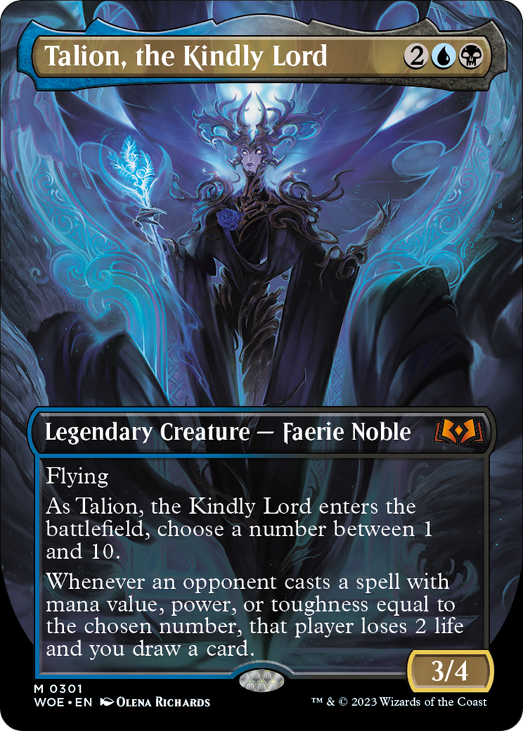 Talion, the Kindly Lord (Borderless Alternate Art) [Wilds of Eldraine] | Spectrum Games