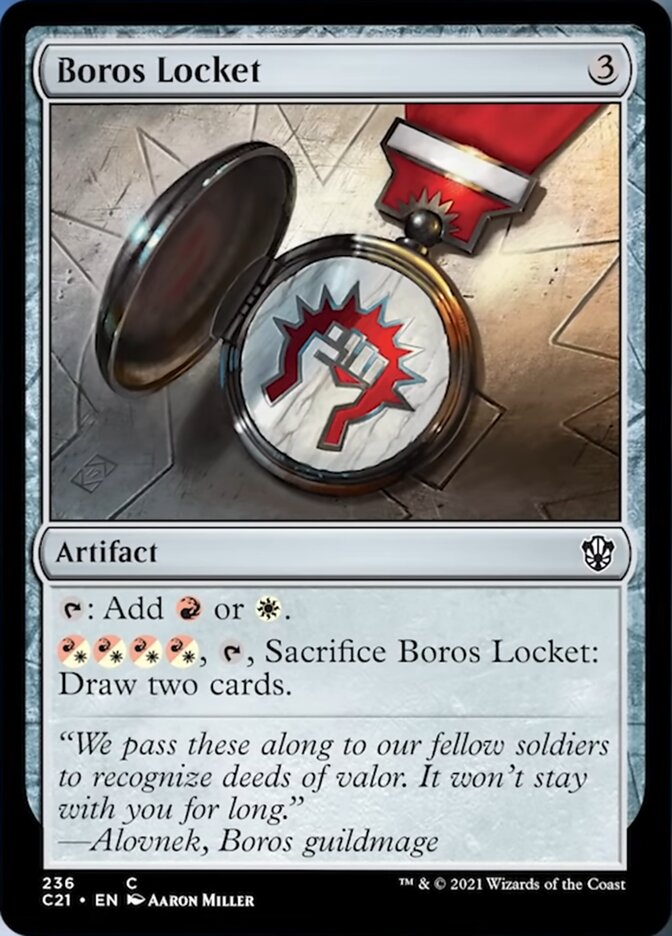 Boros Locket [Commander 2021] | Spectrum Games