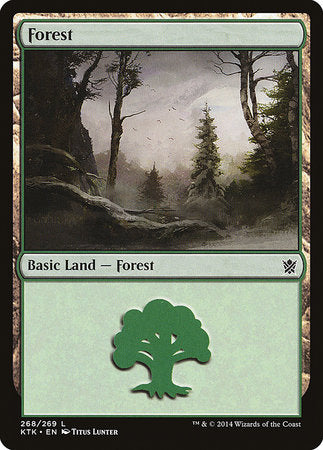 Forest (268) [Khans of Tarkir] | Spectrum Games