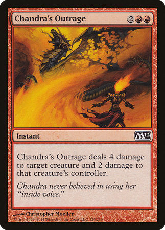 Chandra's Outrage [Magic 2012] | Spectrum Games