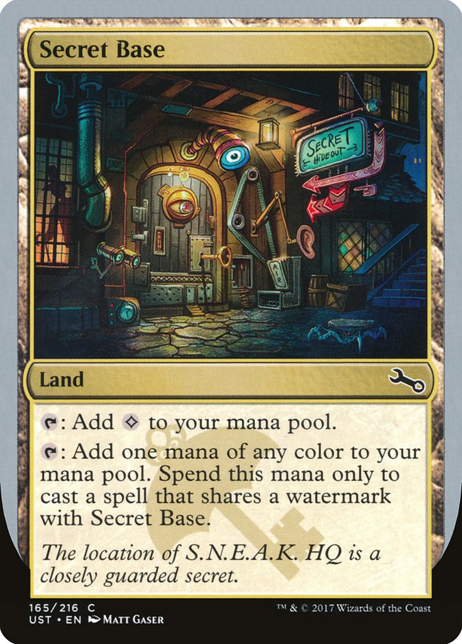 Secret Base (Artist: Matt Gaser) [Unstable] | Spectrum Games