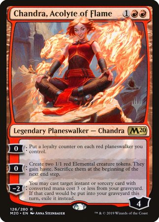 Chandra, Acolyte of Flame [Core Set 2020 Promos] | Spectrum Games
