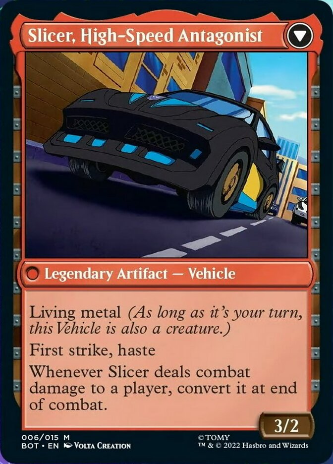 Slicer, Hired Muscle // Slicer, High-Speed Antagonist [Universes Beyond: Transformers] | Spectrum Games