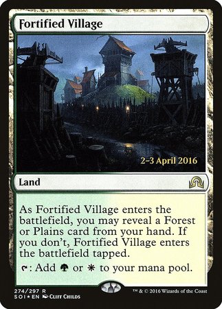 Fortified Village [Shadows over Innistrad Promos] | Spectrum Games