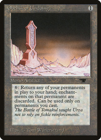 Obelisk of Undoing [Antiquities] | Spectrum Games