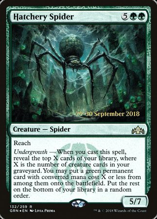 Hatchery Spider [Guilds of Ravnica Promos] | Spectrum Games