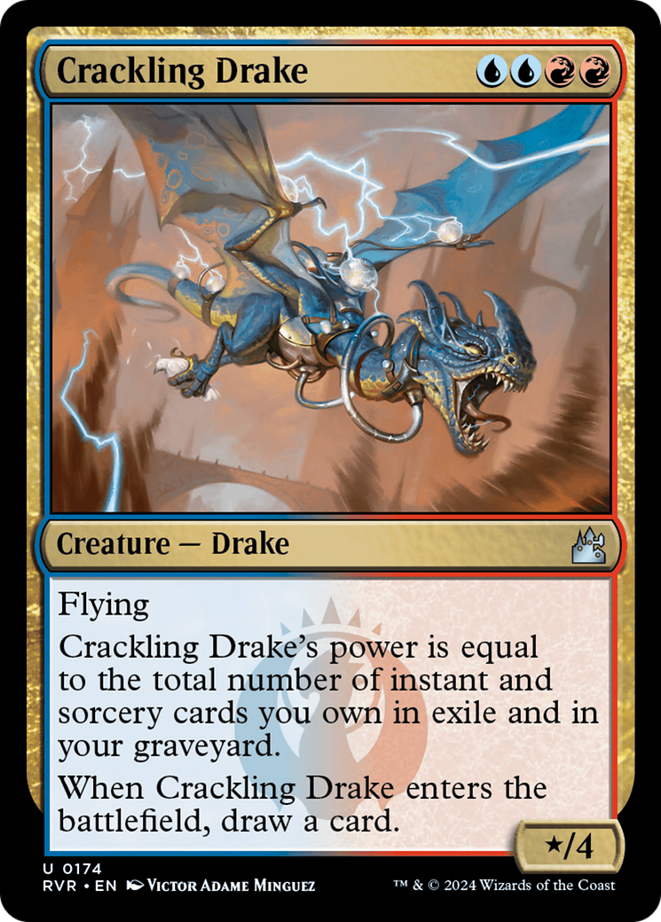 Crackling Drake [Ravnica Remastered] | Spectrum Games