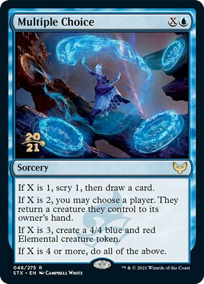 Multiple Choice [Strixhaven: School of Mages Prerelease Promos] | Spectrum Games
