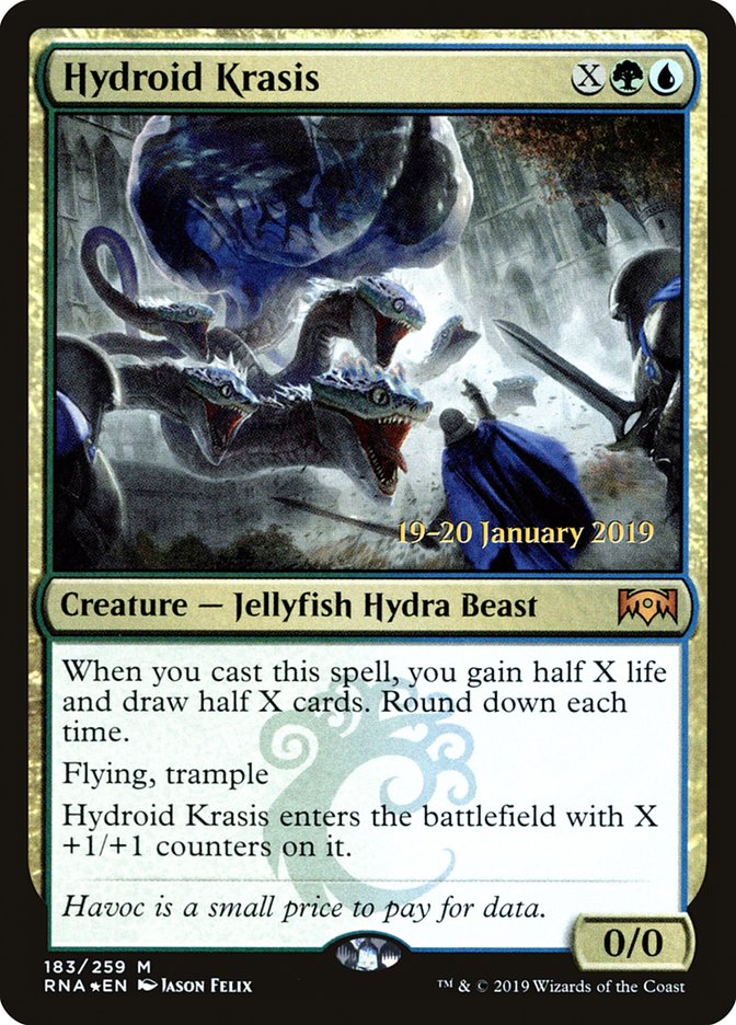 Hydroid Krasis [Ravnica Allegiance Prerelease Promos] | Spectrum Games