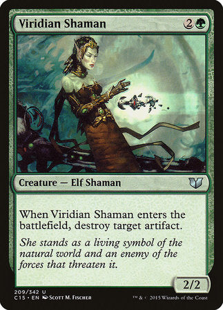 Viridian Shaman [Commander 2015] | Spectrum Games