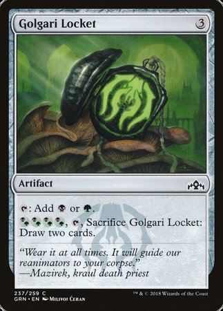 Golgari Locket [Guilds of Ravnica] | Spectrum Games