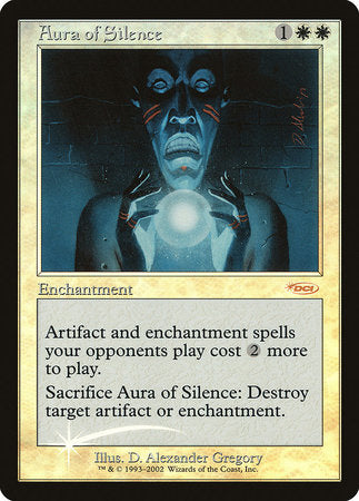 Aura of Silence [Friday Night Magic 2002] | Spectrum Games