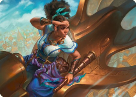 Talas Lookout Art Card [Dominaria United Art Series] | Spectrum Games