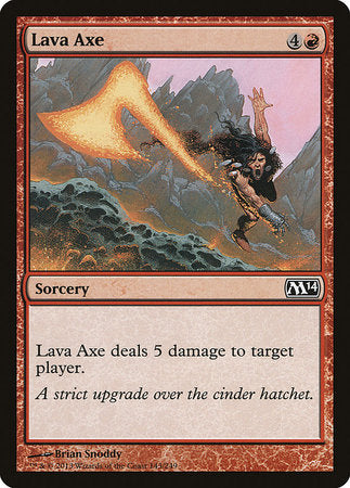 Lava Axe [Magic 2014] | Spectrum Games