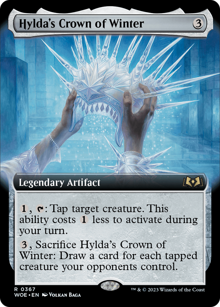 Hylda's Crown of Winter (Extended Art) [Wilds of Eldraine] | Spectrum Games