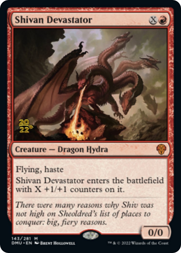 Shivan Devastator [Dominaria United Prerelease Promos] | Spectrum Games