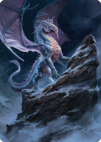 Ancient Silver Dragon Art Card (06) [Commander Legends: Battle for Baldur's Gate Art Series] | Spectrum Games