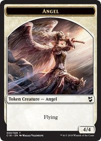 Angel // Soldier Double-sided Token [Commander 2018 Tokens] | Spectrum Games