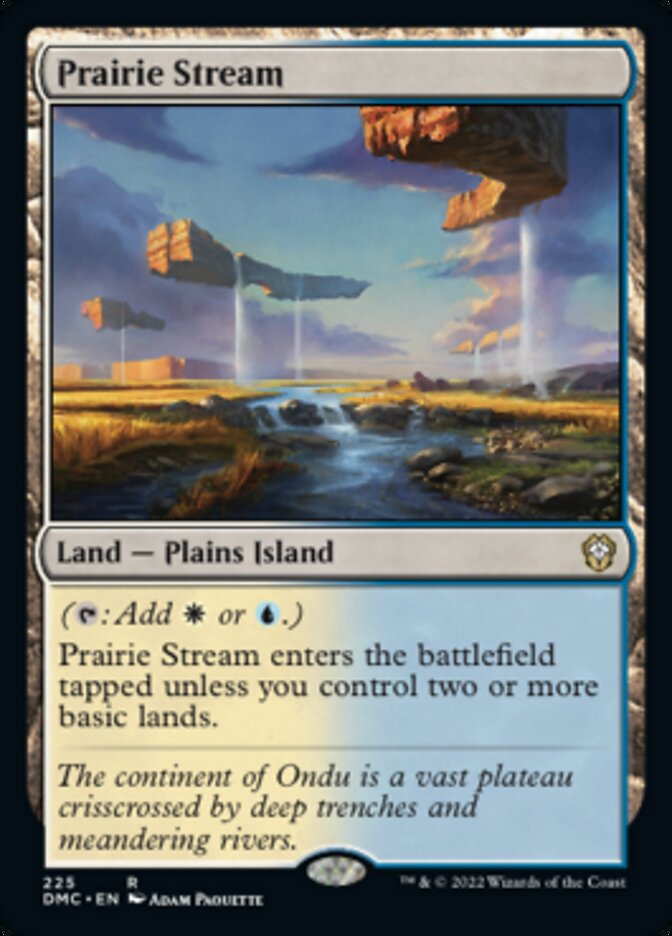 Prairie Stream [Dominaria United Commander] | Spectrum Games