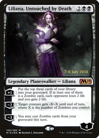 Liliana, Untouched by Death [Core Set 2019 Promos] | Spectrum Games