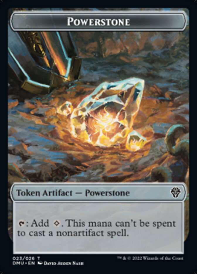 Powerstone Token [Dominaria United Tokens] | Spectrum Games