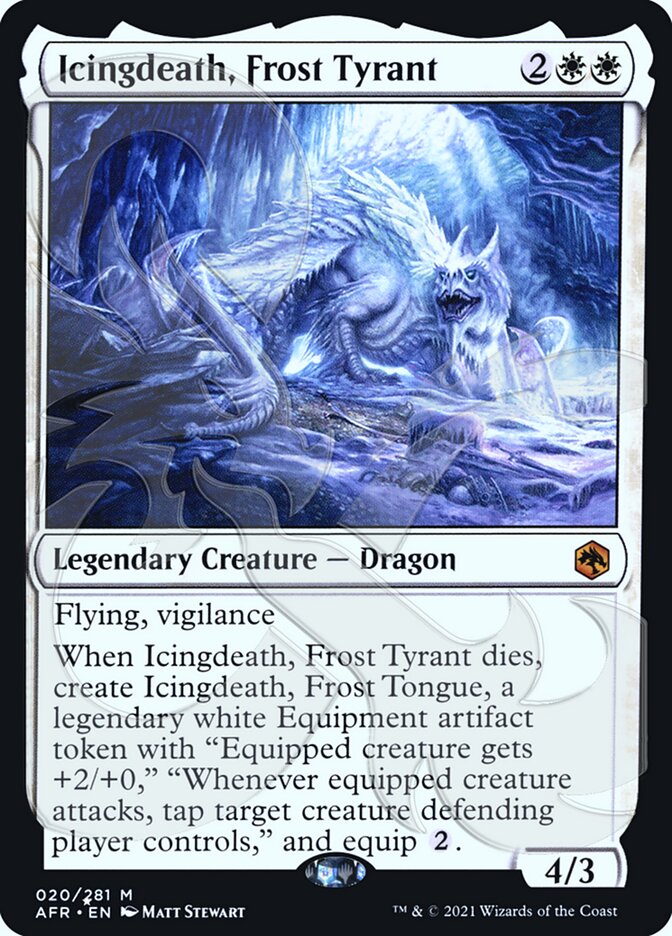 Icingdeath, Frost Tyrant (Ampersand Promo) [Dungeons & Dragons: Adventures in the Forgotten Realms Promos] | Spectrum Games