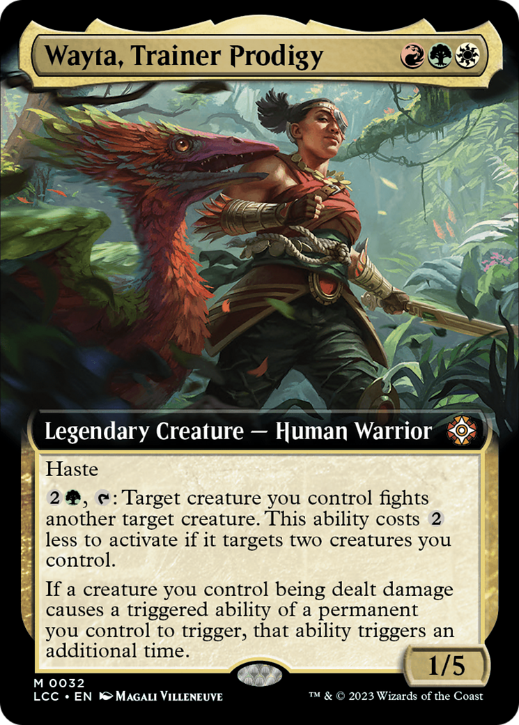 Wayta, Trainer Prodigy (Extended Art) [The Lost Caverns of Ixalan Commander] | Spectrum Games