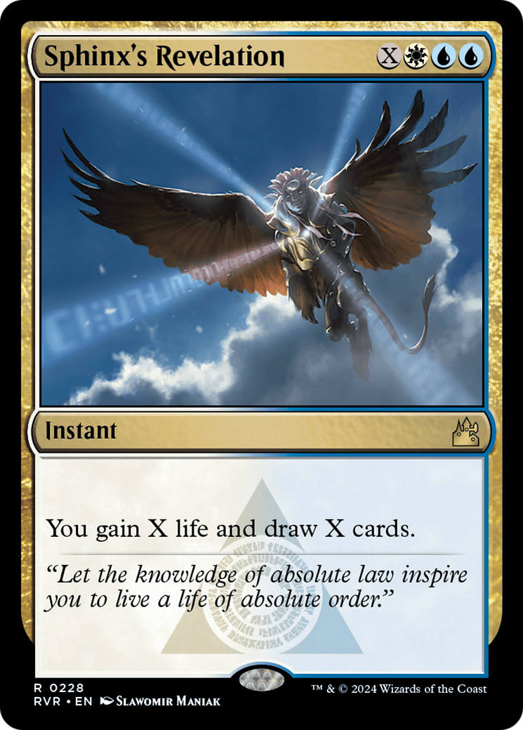 Sphinx's Revelation [Ravnica Remastered] | Spectrum Games