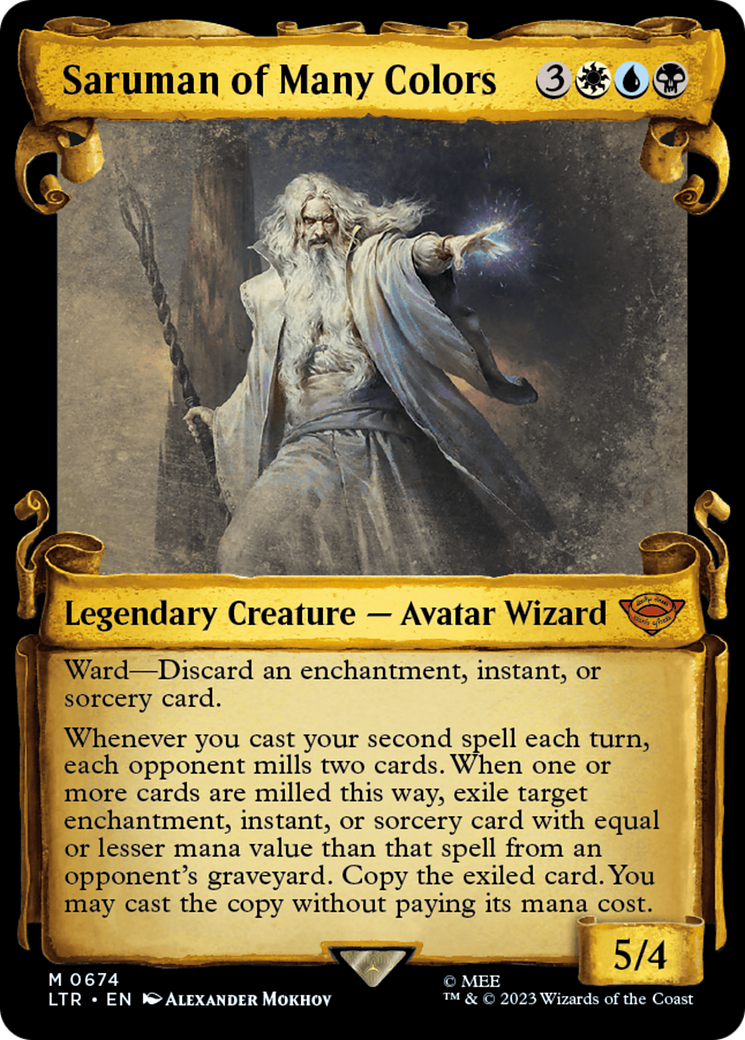 Saruman of Many Colors [The Lord of the Rings: Tales of Middle-Earth Showcase Scrolls] | Spectrum Games