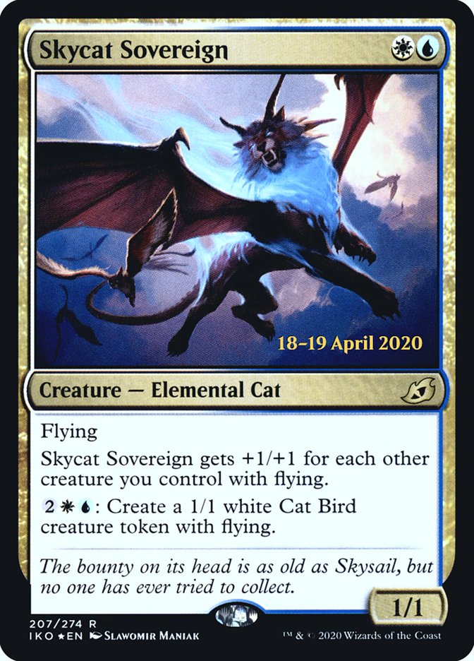 Skycat Sovereign  [Ikoria: Lair of Behemoths Prerelease Promos] | Spectrum Games