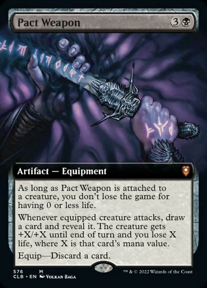 Pact Weapon (Extended Art) [Commander Legends: Battle for Baldur's Gate] | Spectrum Games