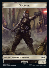 Soldier (003) // Ultramarines Honour Guard Double-sided Token [Universes Beyond: Warhammer 40,000 Tokens] | Spectrum Games