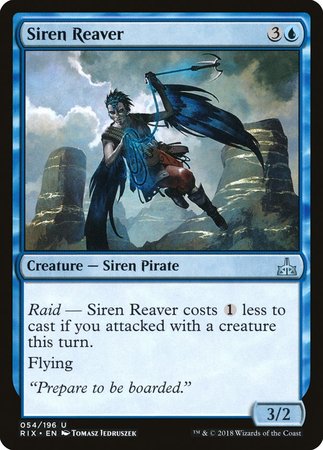 Siren Reaver [Rivals of Ixalan] | Spectrum Games