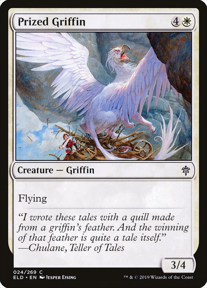 Prized Griffin [Throne of Eldraine] | Spectrum Games
