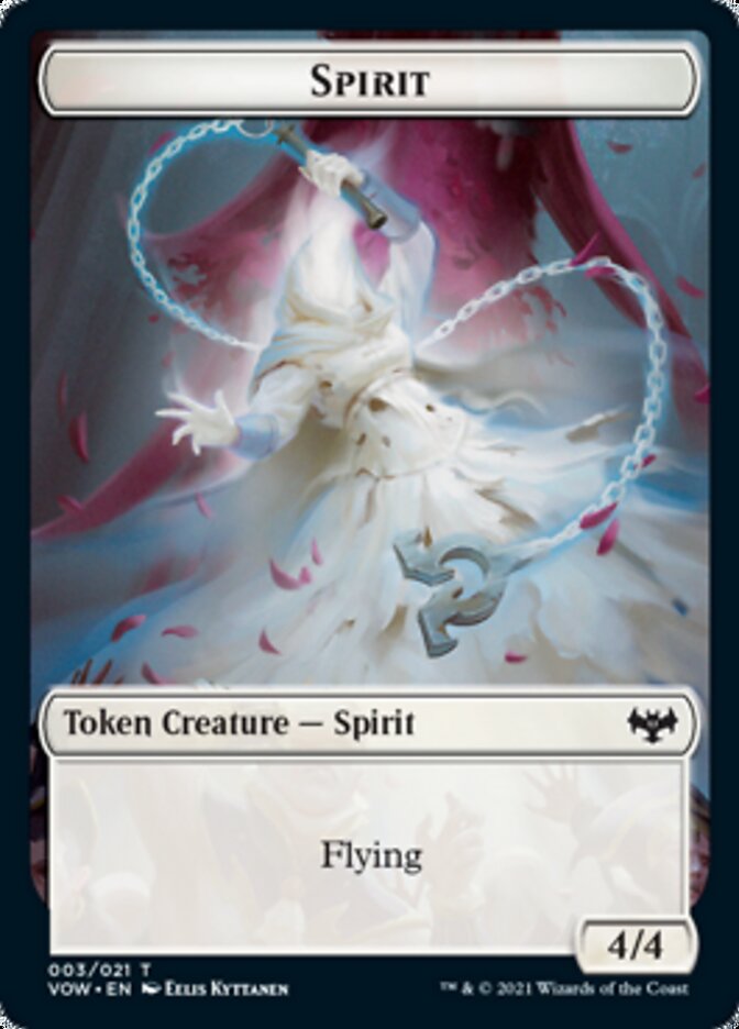 Spirit Token (003) [Innistrad: Crimson Vow Tokens] | Spectrum Games