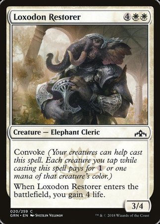 Loxodon Restorer [Guilds of Ravnica] | Spectrum Games