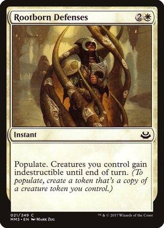 Rootborn Defenses [Modern Masters 2017] | Spectrum Games