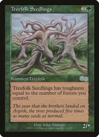 Treefolk Seedlings [Urza's Saga] | Spectrum Games