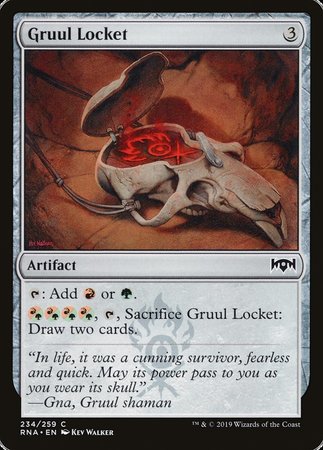 Gruul Locket [Ravnica Allegiance] | Spectrum Games