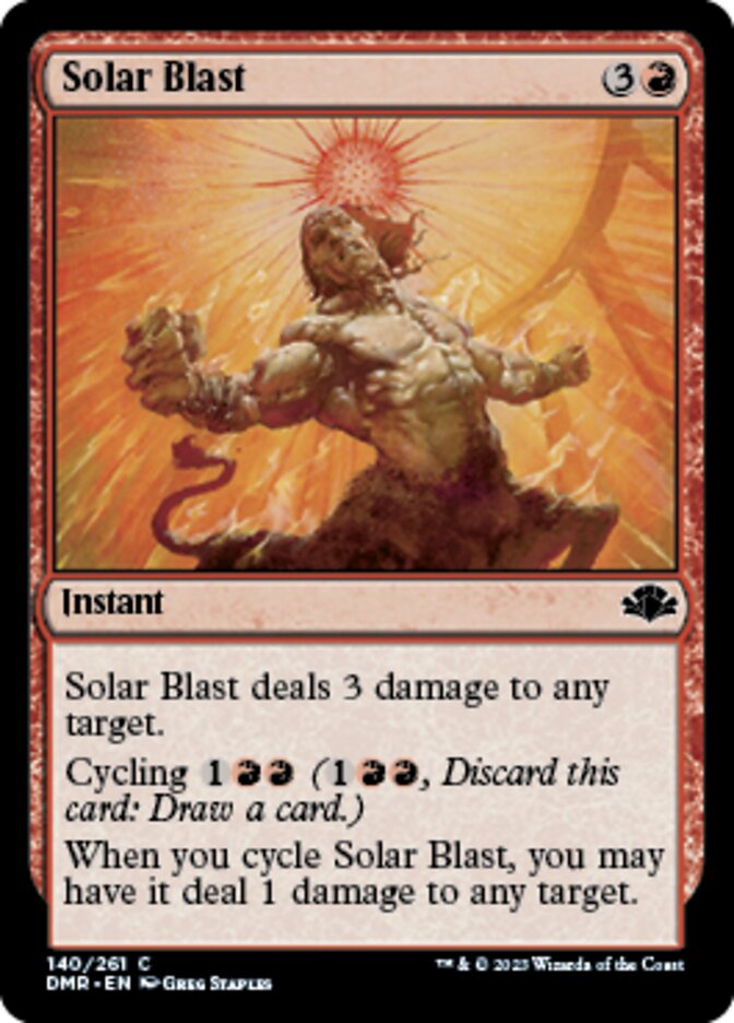 Solar Blast [Dominaria Remastered] | Spectrum Games