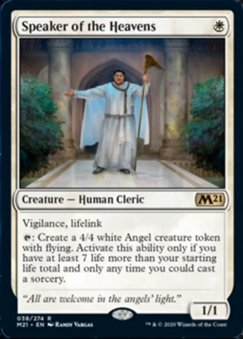 Speaker of the Heavens [Core Set 2021] | Spectrum Games